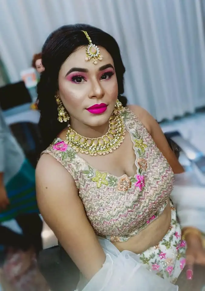 Party makeup by Deblina's Makeover